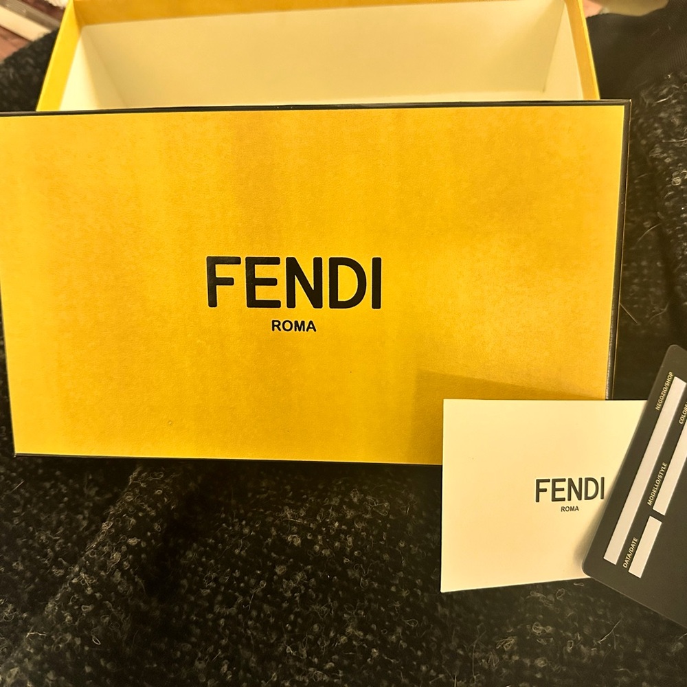Fendi gift box and Fendi Certificate of Authenticity